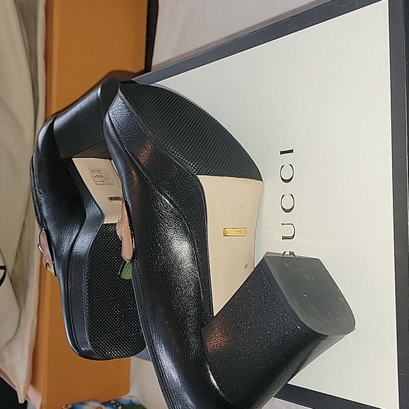 GUCCI HORSEBIT BUCKLE 3' PLATFORM  36.5 - Picture 8 of 15